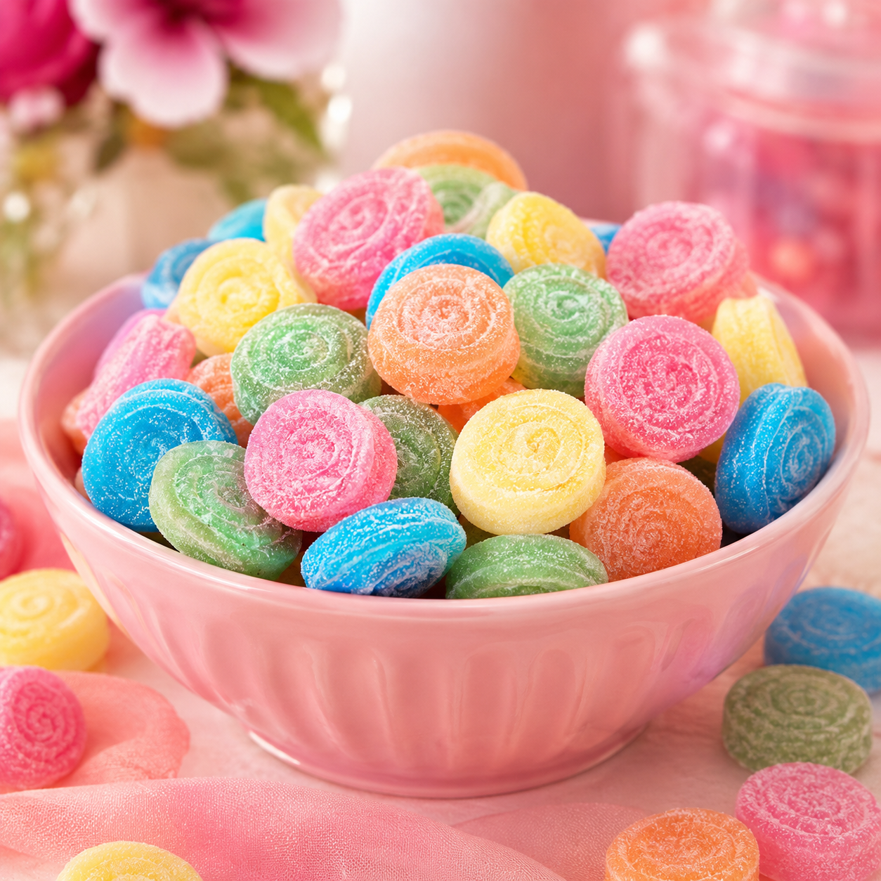 Bonbons Spirales ColorĂ©s đHALAL