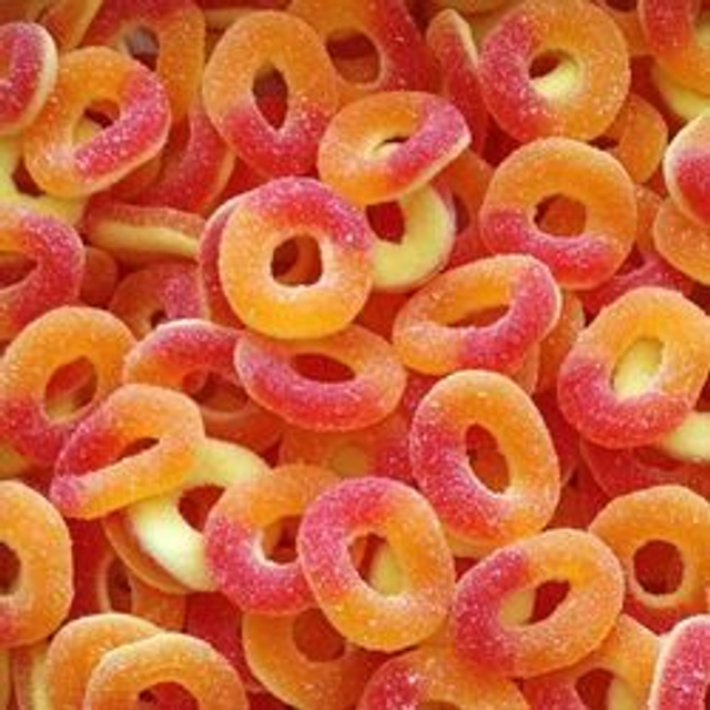 đ Anneaux sucrĂ©s goĂ»t pĂȘche đHALAL