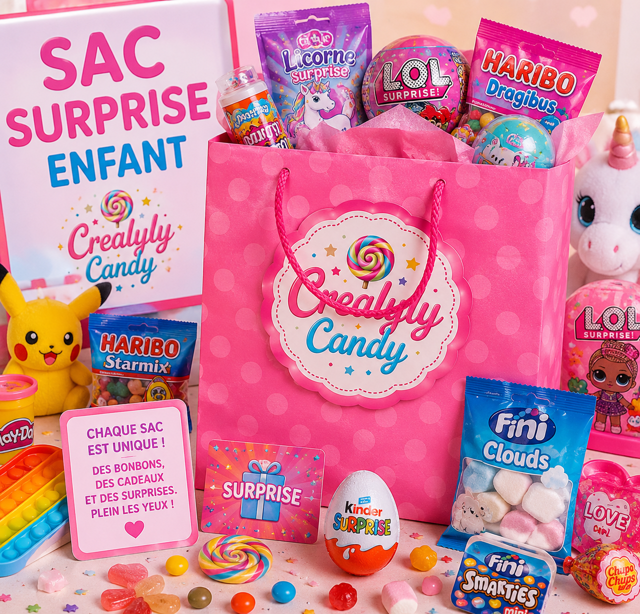 🎁 SAC SURPRISE ENFANT CREALYLY CANDY 🎁