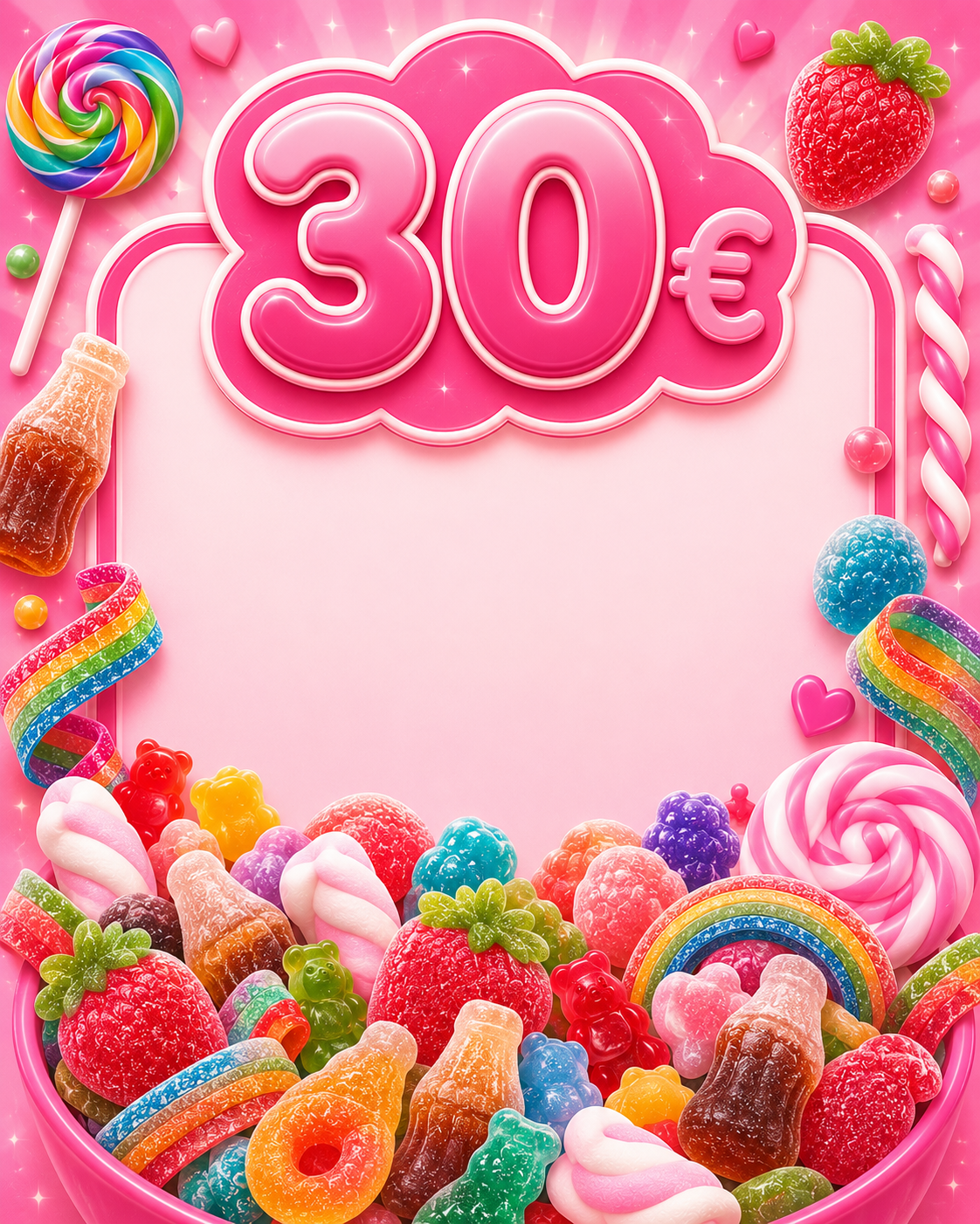 🍬 Packs Gourmands 30 Euro 2.5Kg Crealyly Candy 🍬