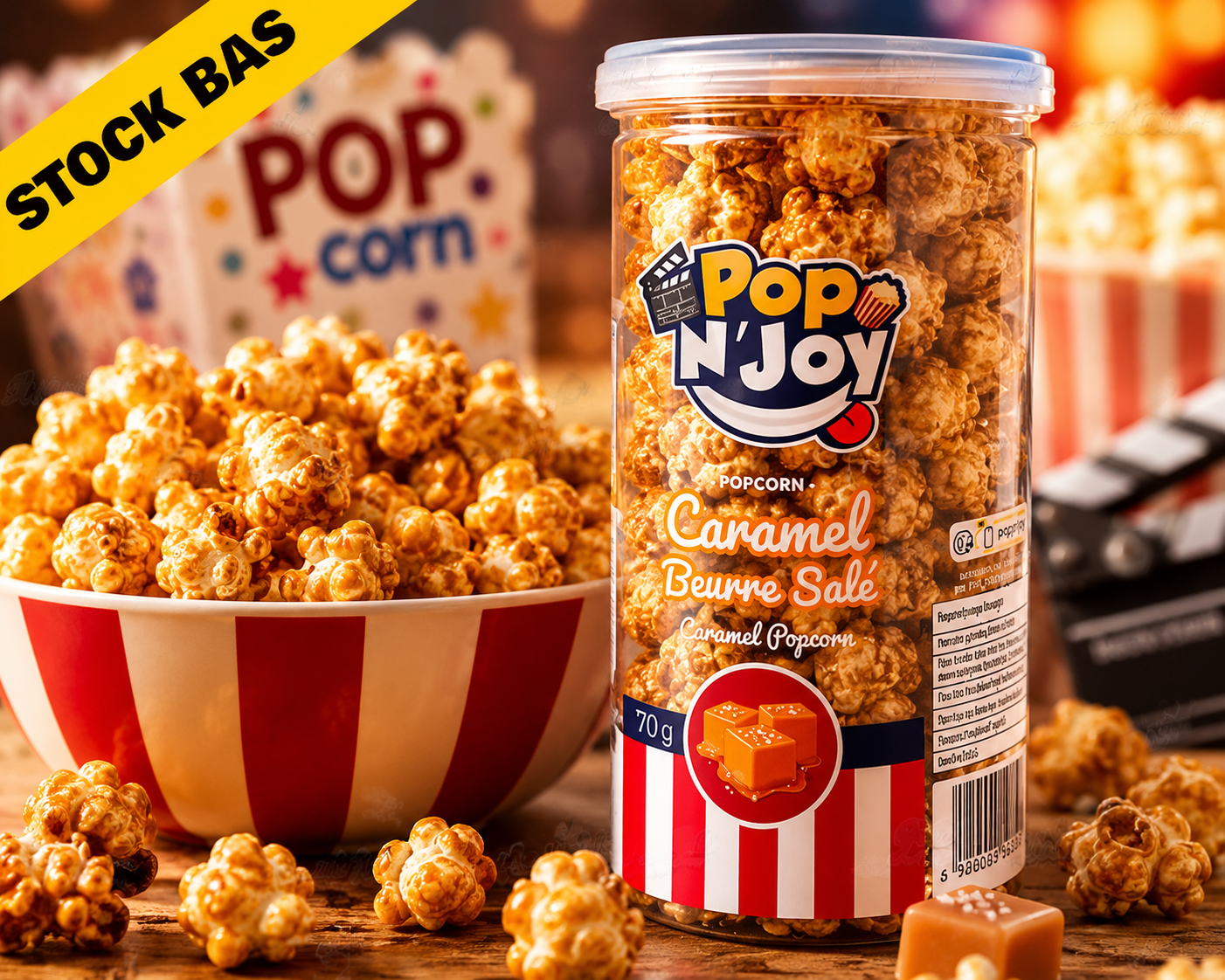 🍿✨ POP N'JOY CARAMEL BEURRE SALÉ ✨🍿
