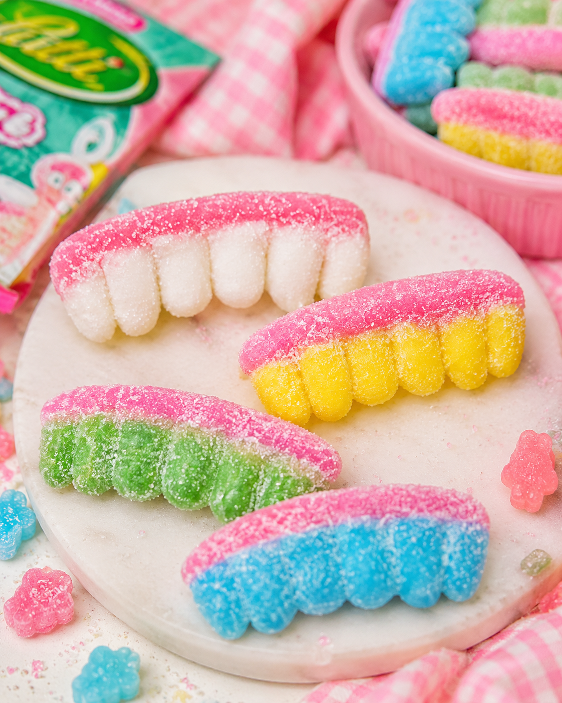 🦷 Dentier Acide Multicolor – Un bonbon fun et ultra gourmand ! 🌈