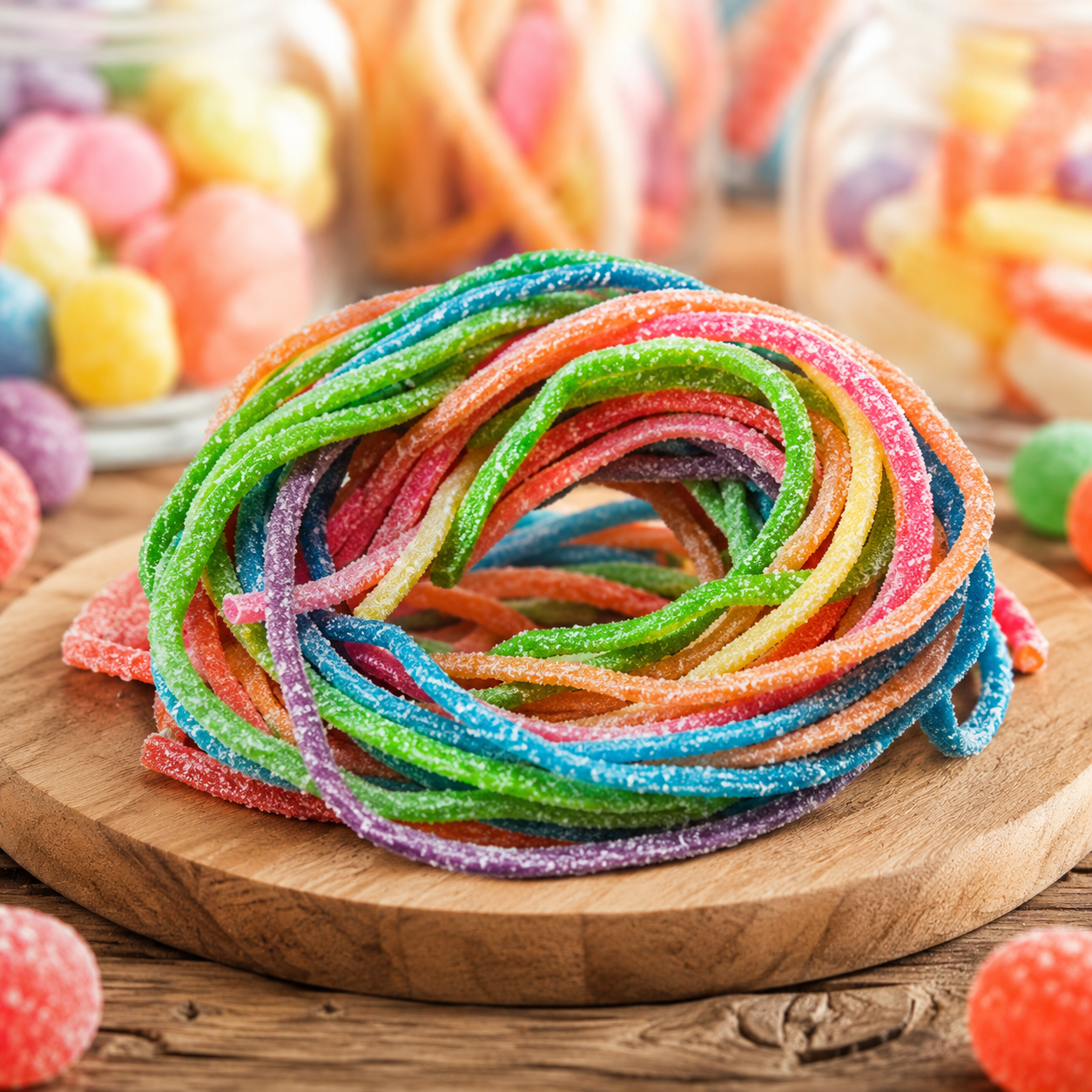 ✨ Spaghettis Multicolores Acidulés ✨