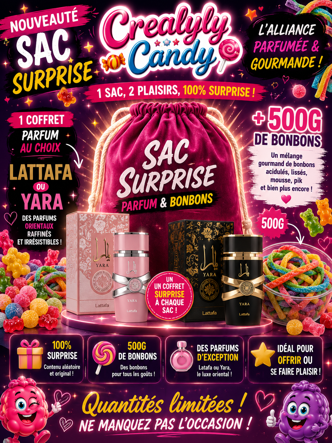 💖 Le Sac Surprise Parfum & Bonbons est arrivé ! 💖