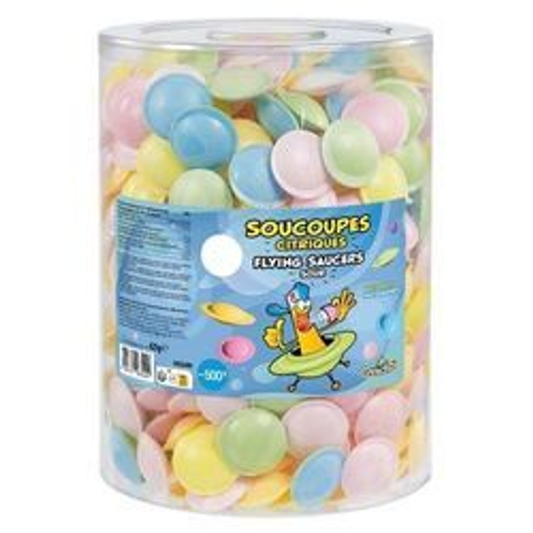 🛸 Soucoupes Acidulées aux Fruits 🛸(1 euro les 7)