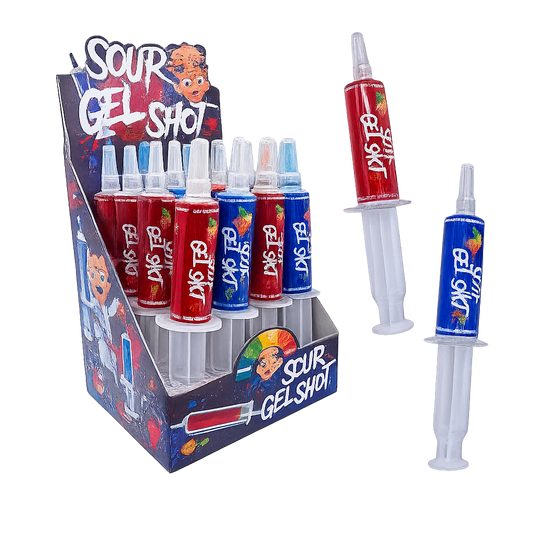 💉 Sour Gel Shot – Gel fruité acidulé en seringue