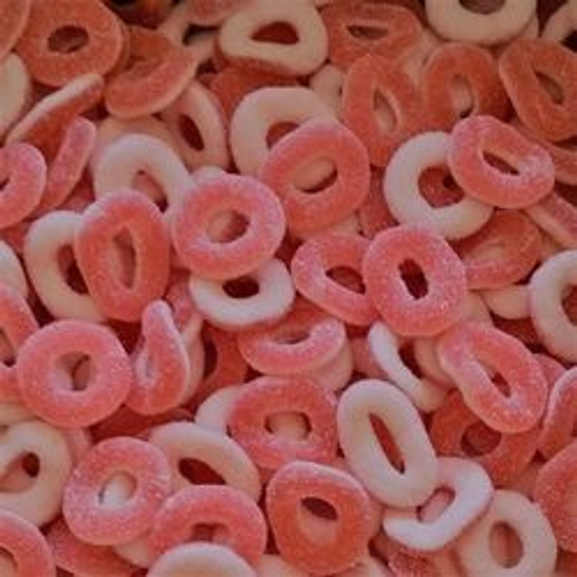 🍓 Anneaux sucrés goût fraise 🍓HALAL