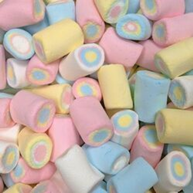 🎯 Cible arc-en-ciel marshmallow 🎯